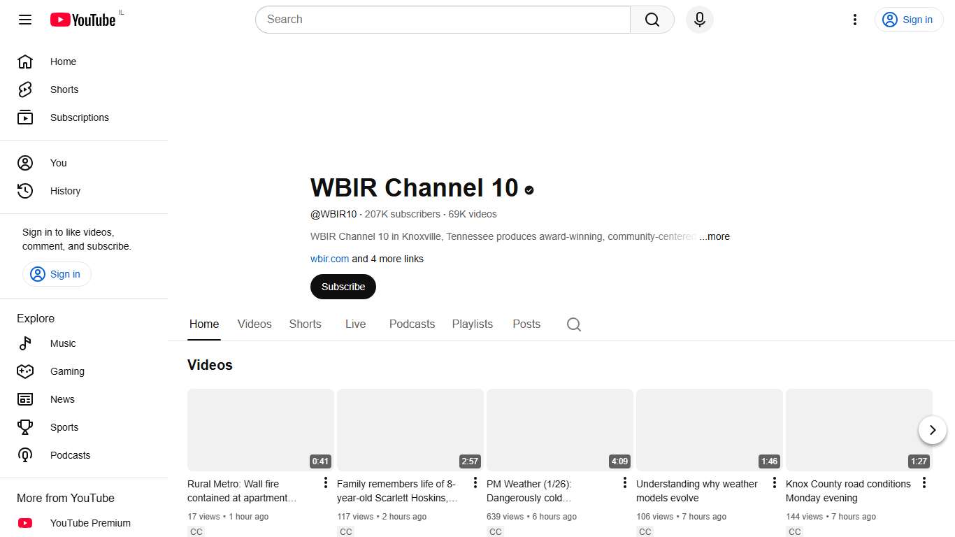 WBIR Channel 10 - YouTube